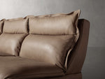 Rowland Leather Five-Piece Motion Corner Sectional