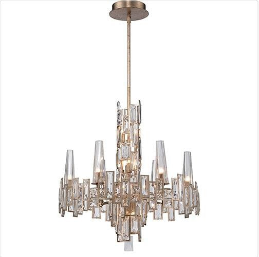 Gold 12-Light Chandelier