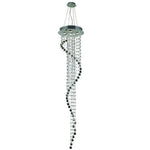 Galaxy Royal Cut Crystal Chrome Five Light 78-in Chandelier
