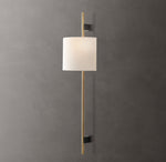 Vela Round Bar Sconce - Round Shade