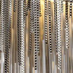 Cadena Steel Tassel Modern Chandelier