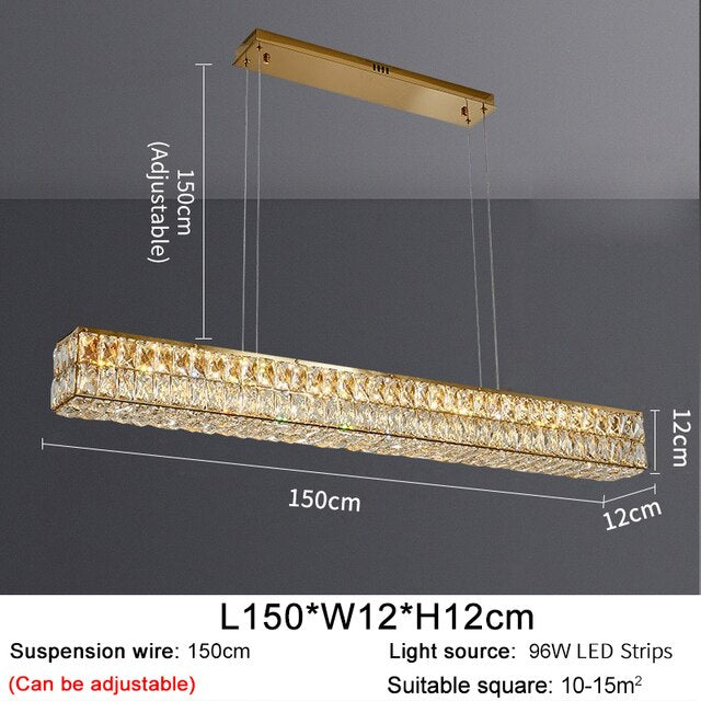 Bacci Crystal Dining Room Chandelier