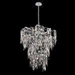 Elfassy Chrome 39-Inch 19-Light Chandelier
