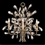 Five-Light Chandelier in Cool Moonlit Patina Finish