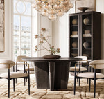 Cabrette Clear Glass Round Chandelier 48"