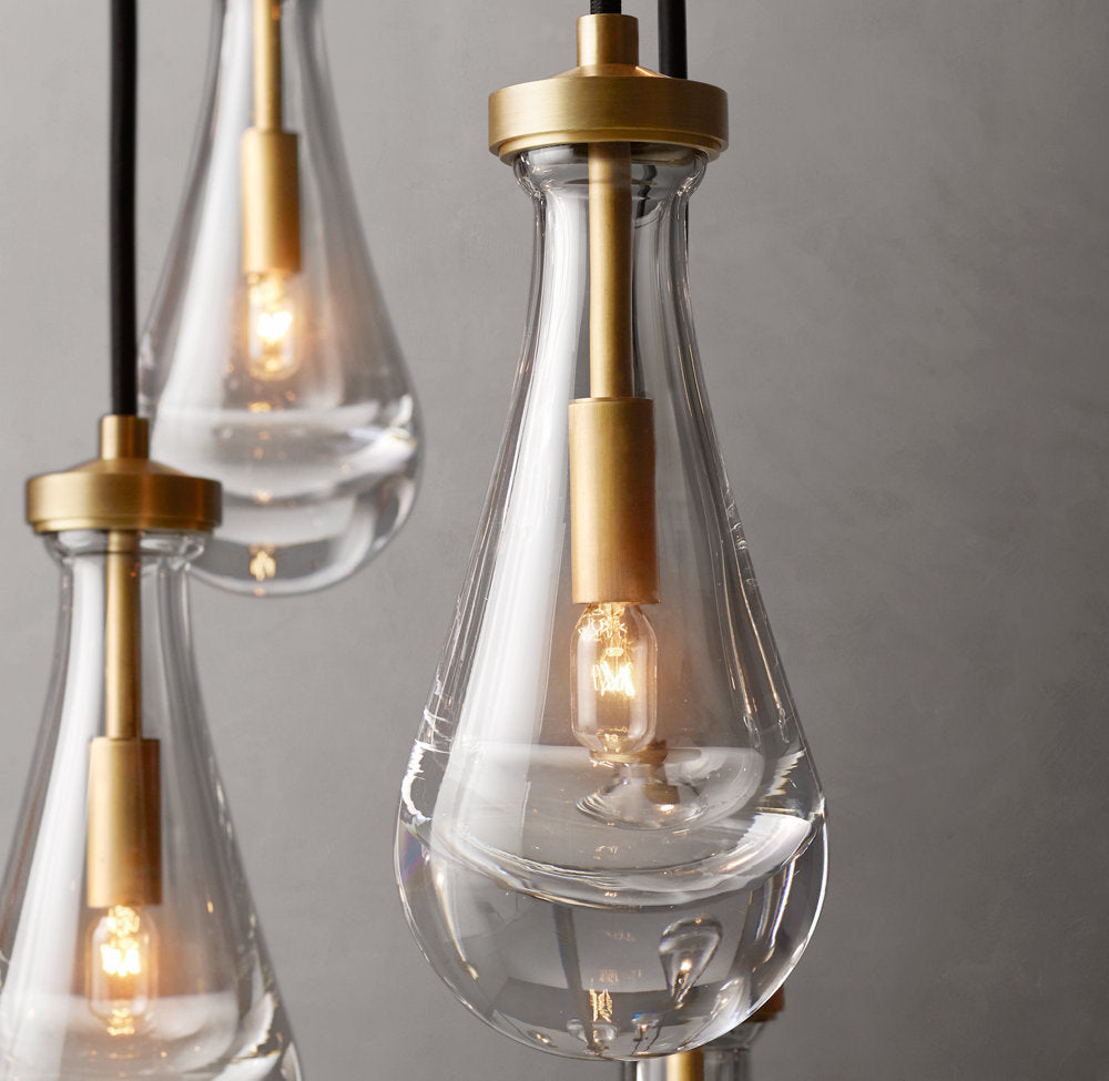 Rain Round Chandelier 47"