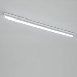 24'' 30'' Rectangular LED Modern Flush Mount Lighting White Black Ceiling Lights