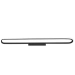 24'' Rectangle LED Black Flush Mount Ceiling Light Wall Lights