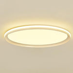 24'' Round Shaped Ultra Thin Modern Flush Mount Lights Dimmable LED Ceiling Lights