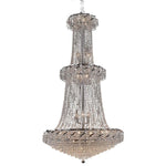 Belenus Chrome Thirty-Two Light Chandelier with Clear Royal Cut Crystals