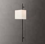 Vela Octagonal Bar Sconce - Rectangular Shade