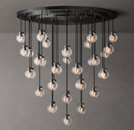 Pearl Round Chandelier 48"