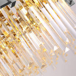 Gio Stainless Steel & Crystal Modern Chandelier