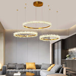 Capri 3-Ring Crystal Chandelier