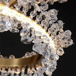 Capri 3-Ring Crystal Chandelier