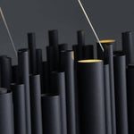 Vigo Rectangle Chandelier, Black