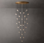 Pearl Round Chandelier 60"