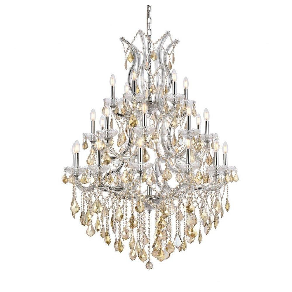 Bailey Street Home - 390-BEL-5047921 - Wheatley Wood - 28 Light Chandelier-52 Inches Tall and 38 Inches Wide