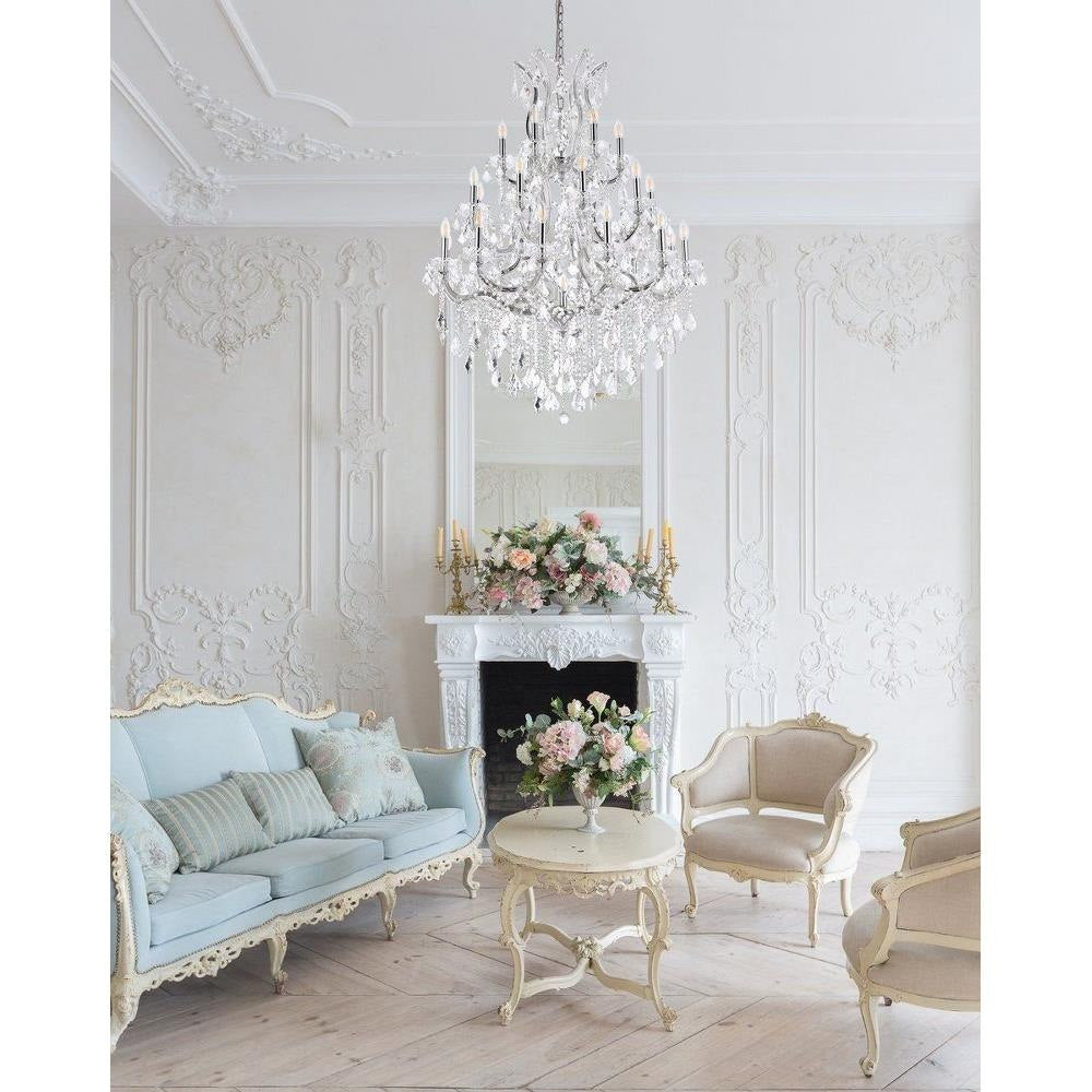 Bailey Street Home - 390-BEL-5047921 - Wheatley Wood - 28 Light Chandelier-52 Inches Tall and 38 Inches Wide