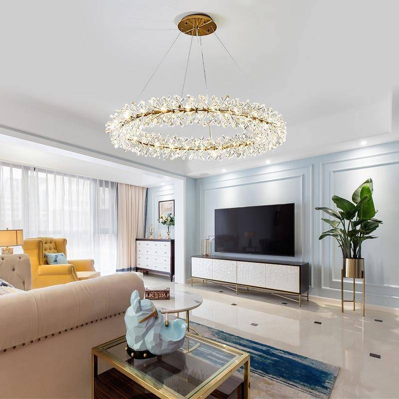 Mira Crystal Modern Chandelier