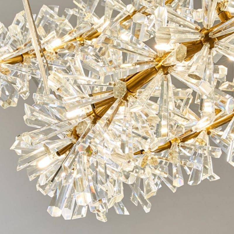 Mira Double Ring Crystal Chandelier