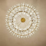 Mira Double Ring Crystal Chandelier