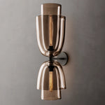 Blom Amber Glass Cloche Grand Sconce