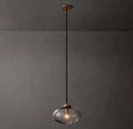 Cabrette Clear Glass Pendant