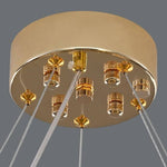 Monte Crystal Wheel Chandelier