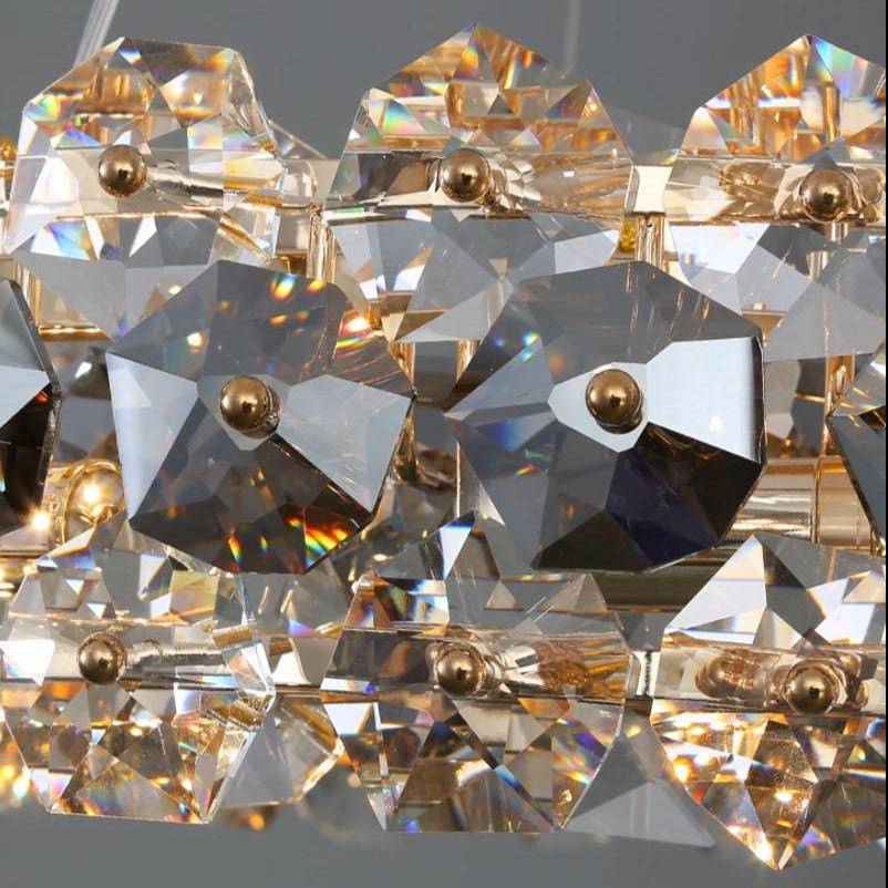 Monte Crystal Wheel Chandelier