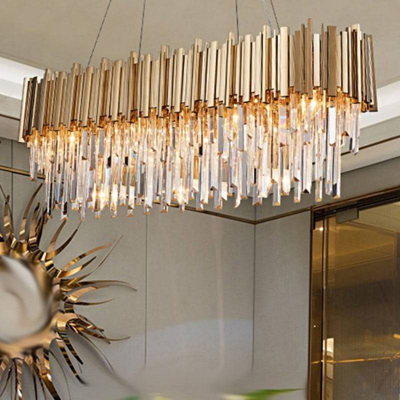 Gio Crystal Kitchen Island Chandelier