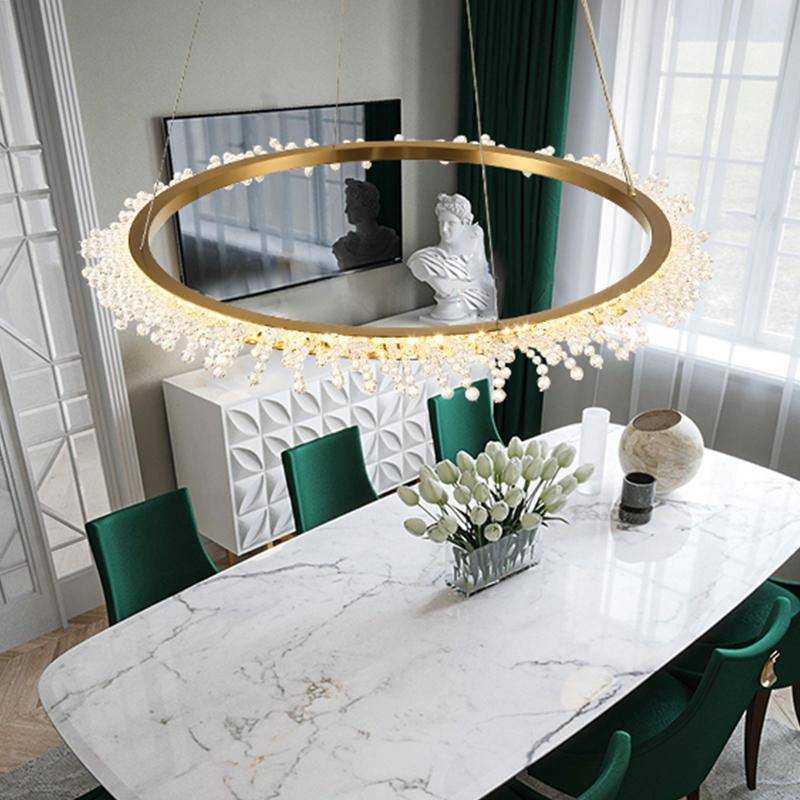 Capri Crystal Modern Light Fixture
