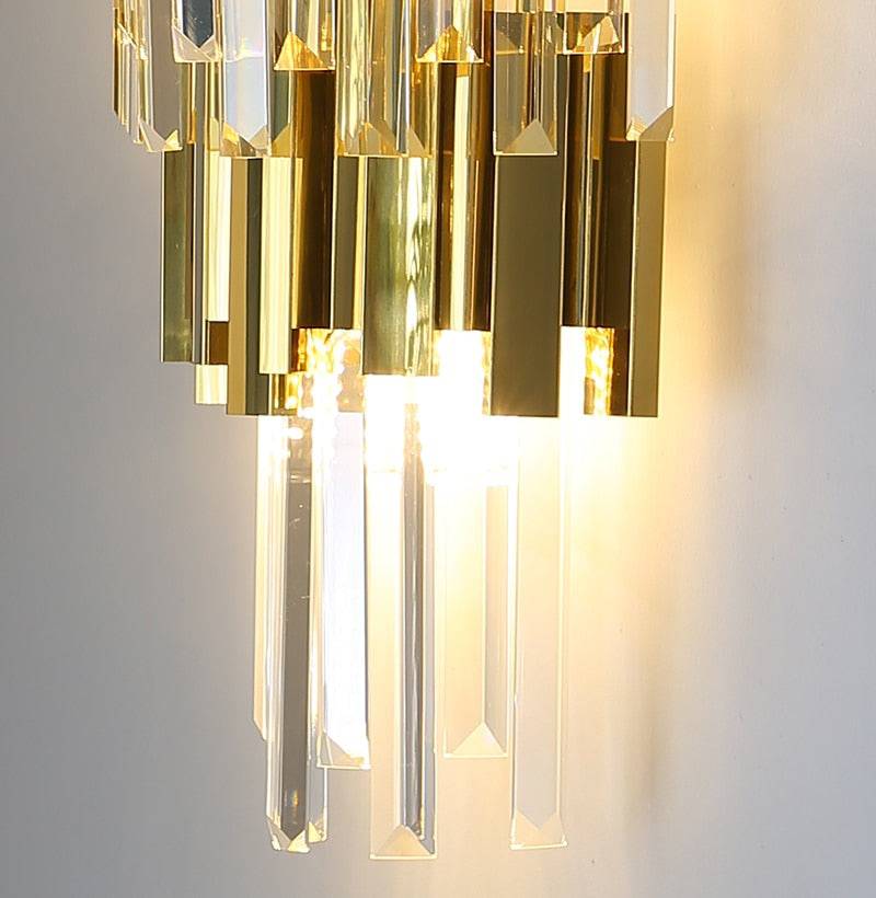 Gio 24" Crystal Wall Sconce