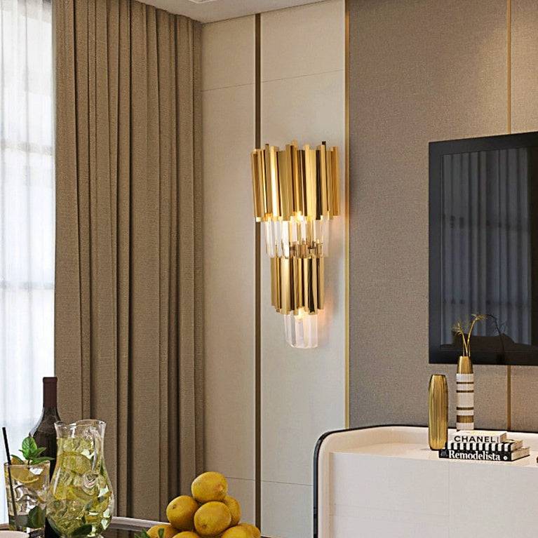 Gio 24" Crystal Wall Sconce