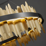 Nera Brushed Brass Modern Chandelier