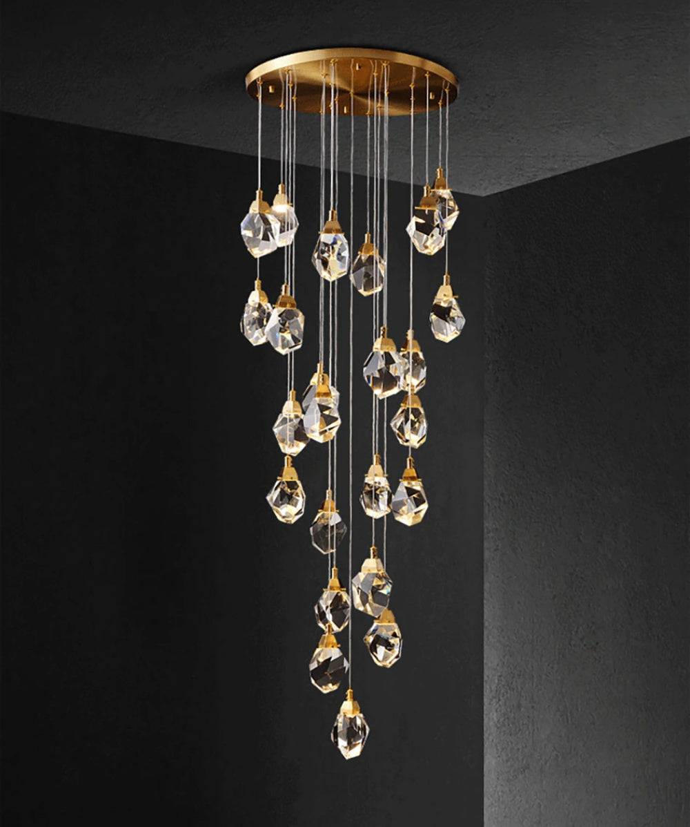 Diamante Crystal Pendant Chandelier