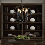 Retro Iron Birdcage Candlestick American Style Chandelier Pendant Lights