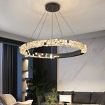 Bacci Crystal RingModern Chandelier
