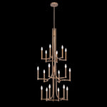 Cantu Satin Gold 18-Light Chandelier