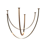 1/3 Leather Belts LED Pendant Light Modern LED Staircase Chandelier