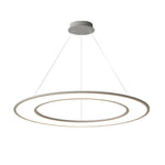 Planet Rings LED Pendant Light in Black/White