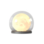 Solar Bubble Lunar Post Light Waterproof Globe Outdoor Lantern Gate Light Outdoor Lamp Landscape Light