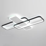 Square Overlapping Stepless Dimming LED Nordic Ceiling Lights Chandeliers