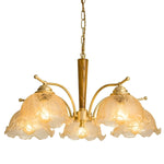 3 Lights Cracked Glass Retro Chandelier Pendant Light Ceiling Lamp