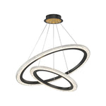 2/3 Rings Adjustable Luxury 3 Step Dimming Modern Chandelier Hanging Lights