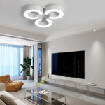 Flower Shaped Dimmable LED Modern Ceiling Lights Flush Mount Lighting