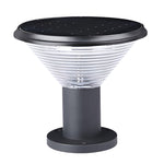 Circular Waterproof Intelligent Light Control Solar Fence Post Lights