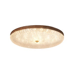 Round Acrylic LED Dimmable with Remote Control Retro Ceiling Lights Fixture