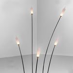 Minimalist Reed Decor LED Waterproof Black Modern Outdoor Lawn Lights