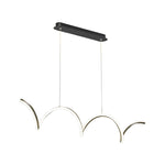Wave Minimalist Three Step Dimming LED Stepless Dimming Modern Chandelier